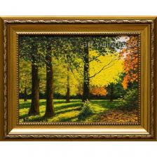 Картина маслом "Осень в парке" Тимофеев