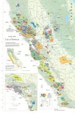 WineGadgets Винная карта Калифорнии WineGadgets