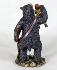 Фигурка керамическая «Медведь-охотник» – фото 3