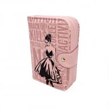 Шкатулка-книжка для ювелирных изделий, 14х5х20 см, розовый