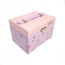 Шкатулка для ювелирных изделий Сундучок Vogue, 20х15х14 см, розовый