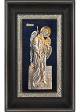 Ростовая икона Архангела Михаила в деревянной рамке 18,5 х 29 см