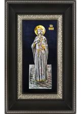 Икона святой великомученицы Варвары в деревянной рамке 18,5 х 29 см – фото 1