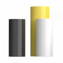 Прямая ваза с глазурью Xiaomi Bright Glazed Corrugated Straight Vase Yellow Large (HF-JHZHPX01) – фото 1