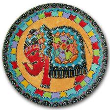 Декоративная тарелка Индийский слон, дизайн 2 (15 см)