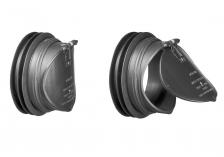 Обратный клапан для канализации McAlpine MRWC-ARB1, 110 мм, черный – фото 2