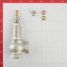 Клапан предохранительный регулируемый VALTEC (VT.1831.N.08) 1 ВР(г) х 1 1/2 ВР(г) – фото 3
