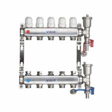 Коллекторная группа ViEiR из нержавеющей стали 1"х 3/4" 8 выходов (5/1) VR115-08A Коллекторная группа ViEiR из нержавеющей стали 1"х 3/4" 8 выходов (5/1) VR115-08A