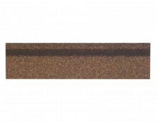 Коньки-карнизы SHINGLAS Светло-коричневый 253х1003 мм (20 гонтов, 20 пог.м, 5 кв.м)