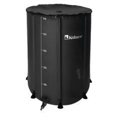 Бочка для воды Kolner KWB 500B 8091100310, 500 л, с краном и крышкой на молнии, черная, ПВХ, размер В 100см х Д 80см