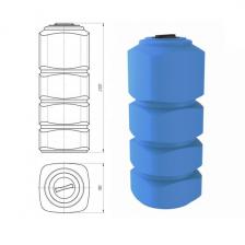 Прямоугольные пластиковые емкости для воды серии L ЭкоПром Емкость прямоугольная L 1000