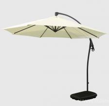 Зонт "Лантерн" d300, садовый, с боковой стойкой, белый, черный