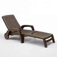 Мебель Шезлонг B:RATTAN MIAMI (190x70x46), коричневый Мебель Шезлонг B:RATTAN MIAMI (190x70x46), коричневый