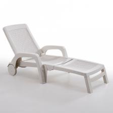 Мебель Шезлонг B:RATTAN MIAMI (190x70x46), белый Мебель Шезлонг B:RATTAN MIAMI (190x70x46), белый