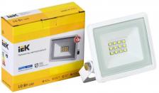 Светодиодный LED прожектор IEK СДО 06-30 30W(2400lm) 6500K 6K 139x156x22 белый IP65 LPDO601-30-65-K01