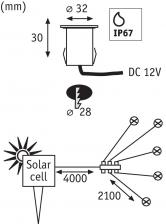 Светильник на солнечных батареях Paulmann MiniSol Boden 93767 – фото 1