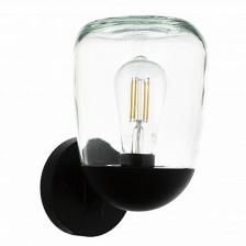 Светильник на штанге Eglo 98701 цвет арматуры черный цвет плафонов прозрачный