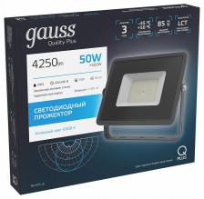 Настенно-потолочный прожектор Gauss Qplus 690511350 Цвет плафонов прозрачный – фото 1