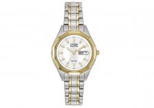 Citizen Corso Eco-Drive Sport White Dial Two-tone - Quartz - EW3144-51A