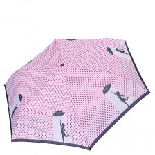 Зонт складной женский механический FABRETTI MX-18100 розовый-1
