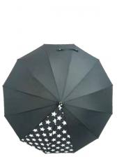 Зонт-трость женский полуавтоматический Labbra T12-300 черный
