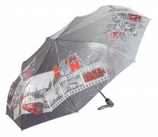 Зонт складной женский автоматический frei Regen 2032-PCS темно-серый