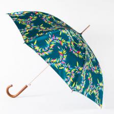 Зонт-трость женский полуавтоматический Goroshek 618144 зеленый