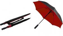 Зонт-трость с красным внутренним куполом KIA R8480AC1029K