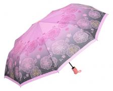 Зонт складной женский полуавтоматический Rain Lucky 712-LAP розовый