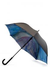 Зонт-трость женский полуавтоматический Eleganzza T-05-7252D лиловый