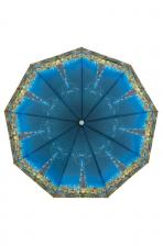 Зонт складной женский автоматический Raindrops 995 синий
