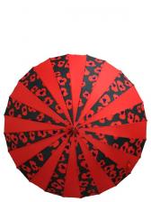 Зонт-трость женский механический Labbra T24-300 красный