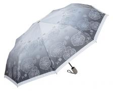 Зонт складной женский полуавтоматический Rain Lucky 712-LAP светло-серый