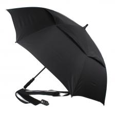 Зонт-трость мужской полуавтоматический Flioraj 232300 FJ черный