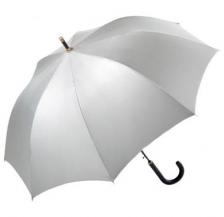 Зонт-трость женский полуавтоматический Три Слона 2255 серый/голубой