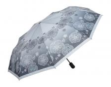 Зонт складной женский полуавтоматический Rain Lucky 712-LAP серый