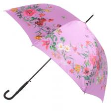 Зонт-трость женский полуавтоматический Flioraj 050217 FJ розовый
