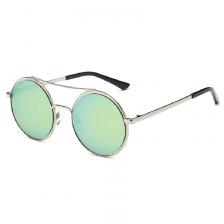 Солнцезащитные очки с круглыми стеклами Kawaii Factory KW010-000297 сине-зеленые