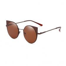 Солнцезащитные очки Kawaii Factory Одри коричневые