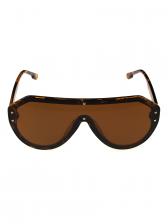 Солнцезащитные очки женские Pretty Mania NDP011 коричневые/леопардовые