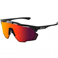 Спортивные очки Scicon Aeroshade Kunken Black Gloss/Multimirror Red