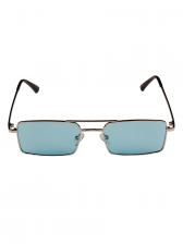 Солнцезащитные очки женские Pretty Mania DD047 голубые/серебристые