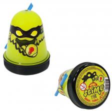 Игрушка Slime Ninja Слайм светящийся в темноте желтый