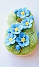 8 марта весенние цветы силиконовая форма 3D для мыла