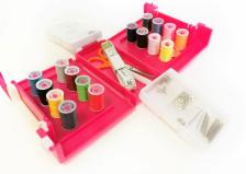 Компактный складной набор для шитья Super Mini Sewing Box, 11,5х5,5х9 см