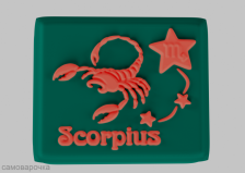 Скорпион знак зодиака форма пластиковая – фото 1