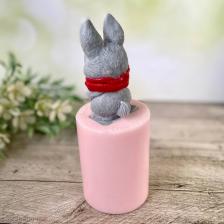 Кролик с сердцем форма силиконовая 3D – фото 3