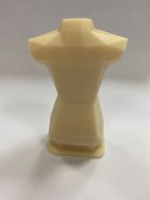 Торс женский граненый форма силиконовая 3d – фото 1