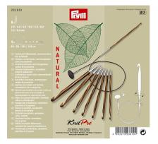 PRYM 223810 Крючки для вязания тунисские набор, дерево/металл 3,5-8 мм