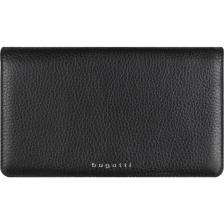 Кошелек женский Bugatti Lady Top из натуральной кожи черного цвета (49610201)